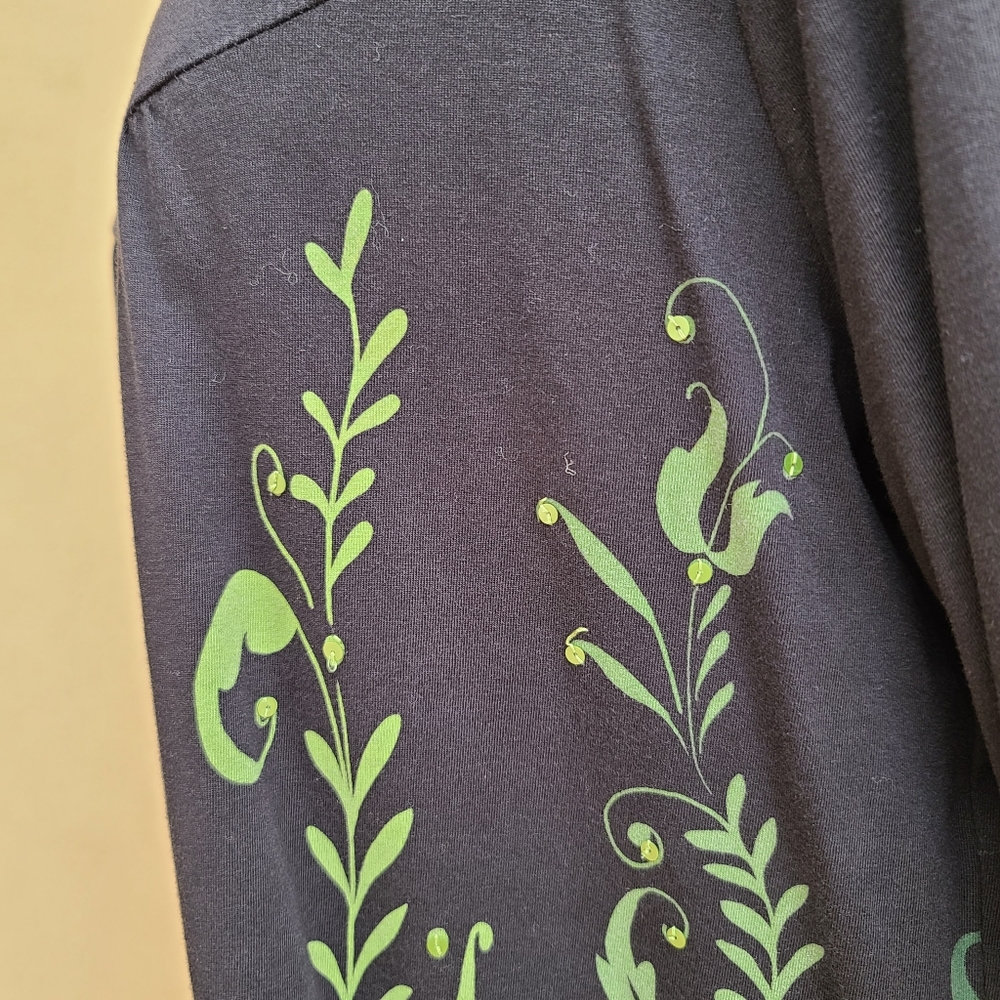 STYLE & CO Peasant Top 2x Tunic Knit Shirt Plus 2X Sleeves 3/4 Sleeve - Picture 8 of 15